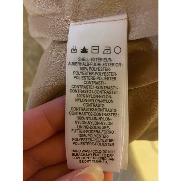 Dress the Population Tegan Illusion Mesh Embroidered Lace Cocktail Dress NEW S - Picture 13 of 13